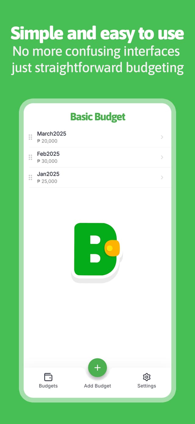 Basic Budget Screenshot 1