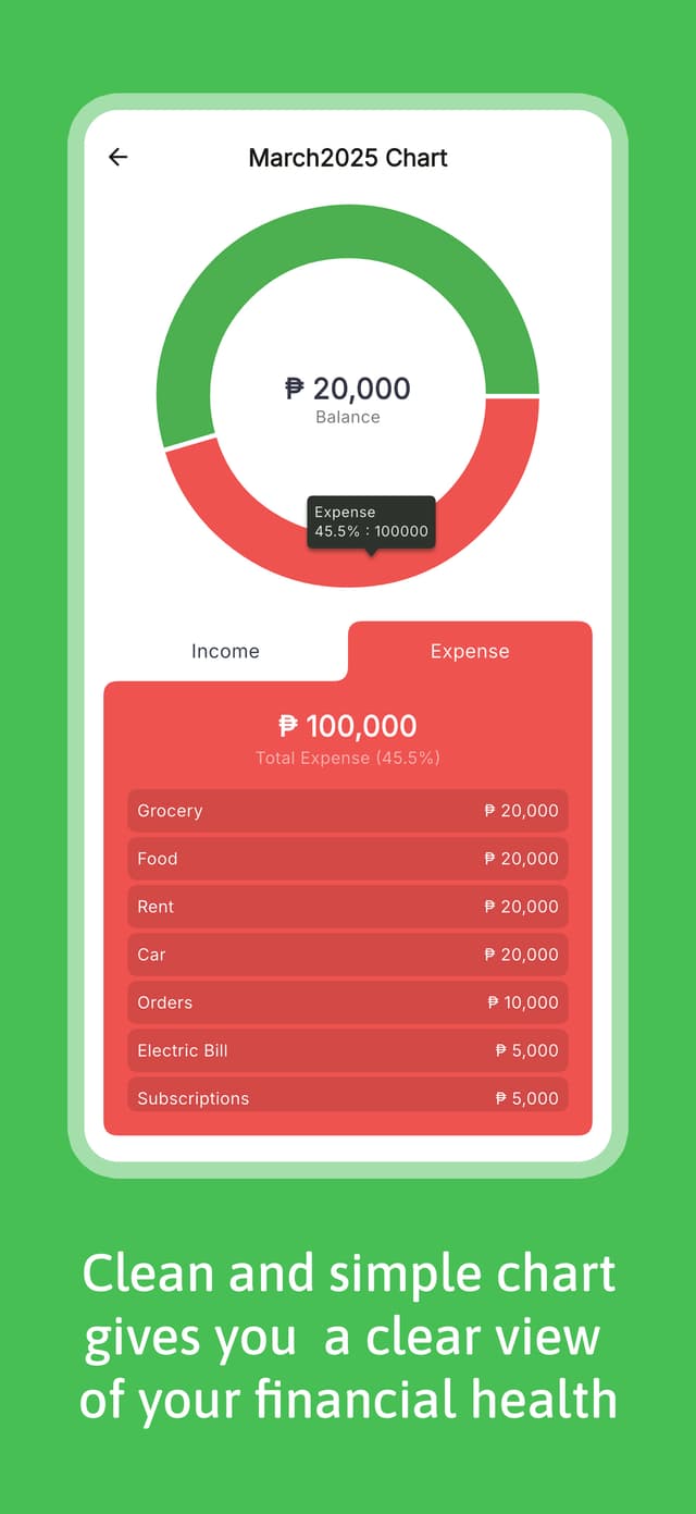 Basic Budget Screenshot 4