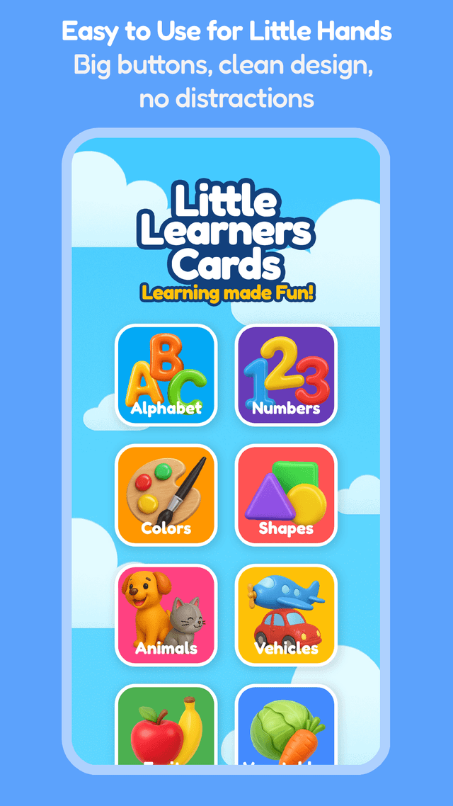 Little Learners Cards Screenshot 1