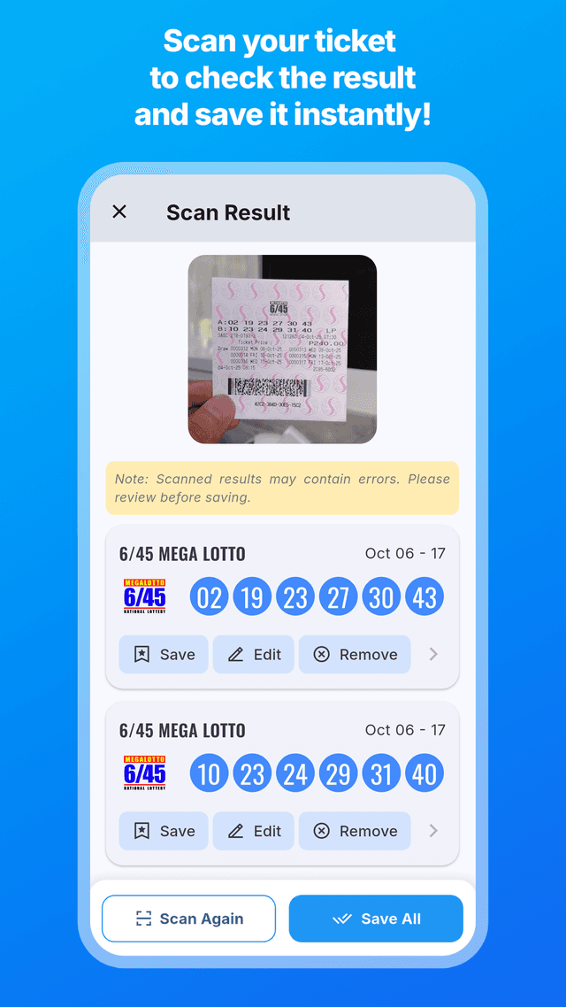Lotto Results PH Screenshot 3