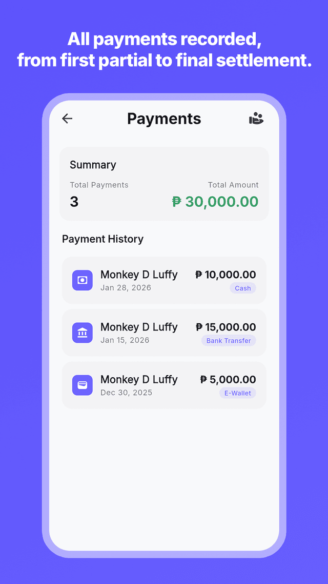 Utang: Credit & Debt Tracker Screenshot 6